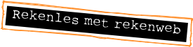 Rekenles met rekenweb